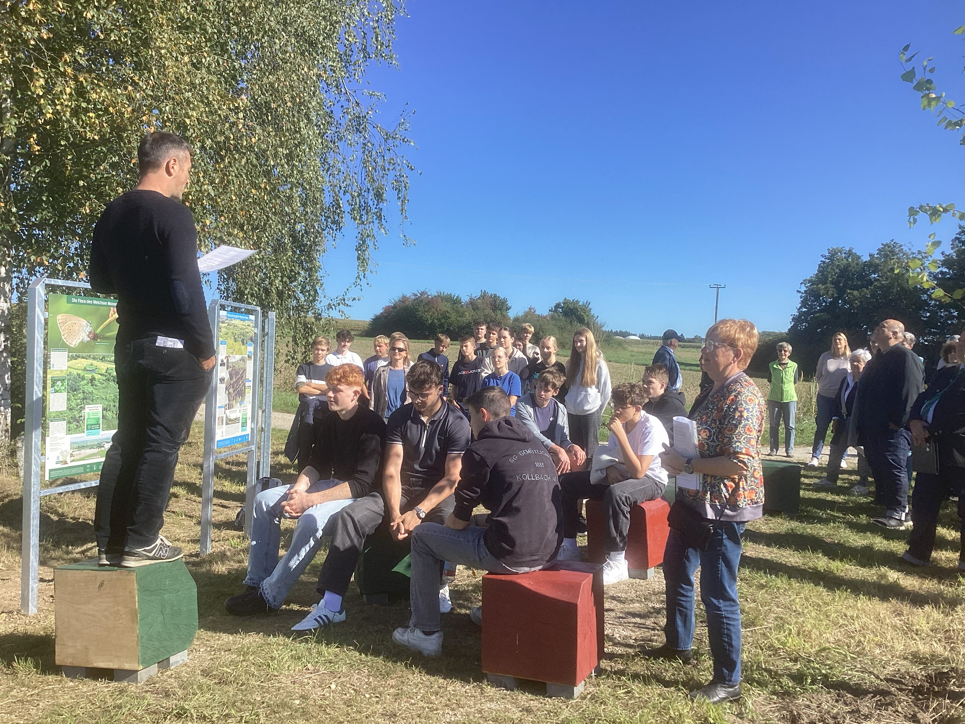 Grünes Klassenzimmer im Weichser Moos